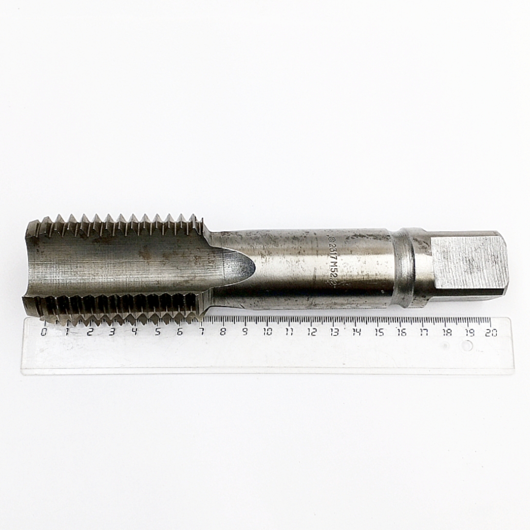 Метчик 2620-2317 машинно-ручной М52х5,0 Р6М5 (чистовой, №2) для глухих отверстий ГОСТ 3266-81