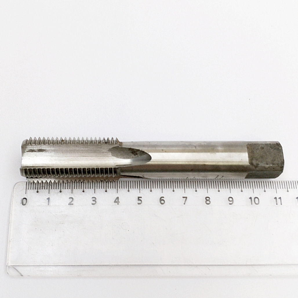 Метчик трубный цилиндрический G 1/2"-14 55° В1 Р6М5 (ручной, однопроходный) для глухих отверстий