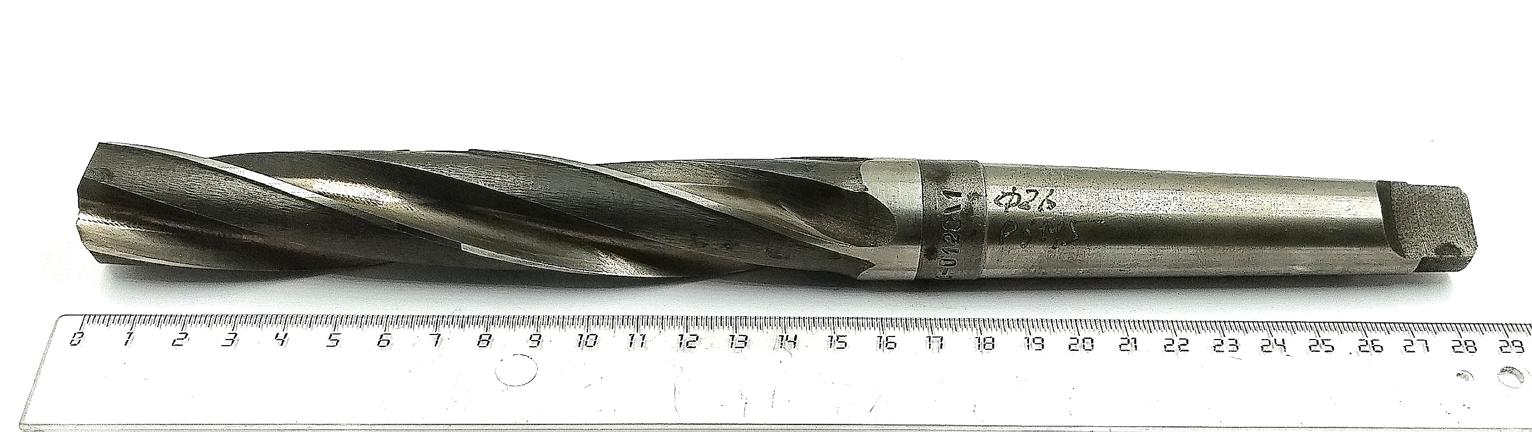 Зенкер цельный d 26 к/х КМ3 Z=3 Р6М5 ГОСТ 12489-71