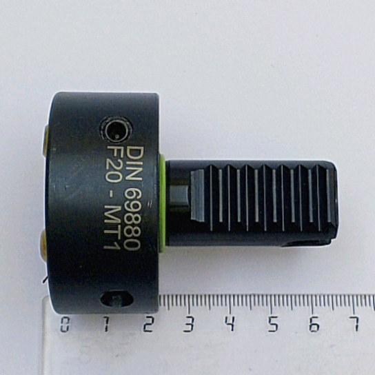F20-MT1 Держатель VDI для инструмента с конусом Морзе №1