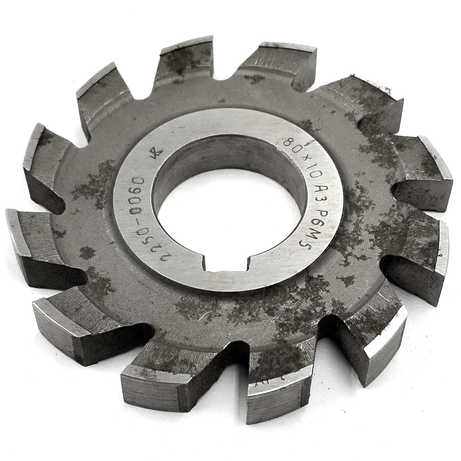 Фреза дисковая пазовая затылованная  d80х10х27 Z12-14 Р6М5 (2250-0060)