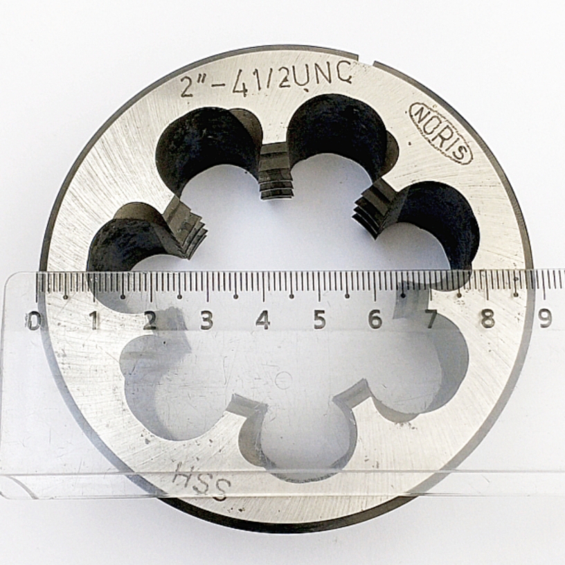 Плашка дюймовая унифицированная 2"-4.1/2UNC 60° HSS
