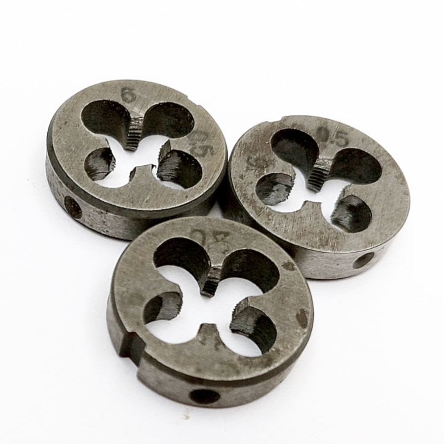 Плашка 2650-1593 М6,0х0,5 9ХС (D20мм, L5мм) ГОСТ 9740-71 (компл-т из 3шт)