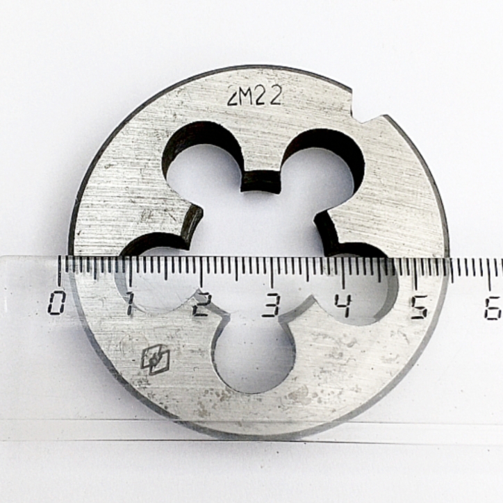 Плашка М22х1 (d55мм, h12мм) р6м5