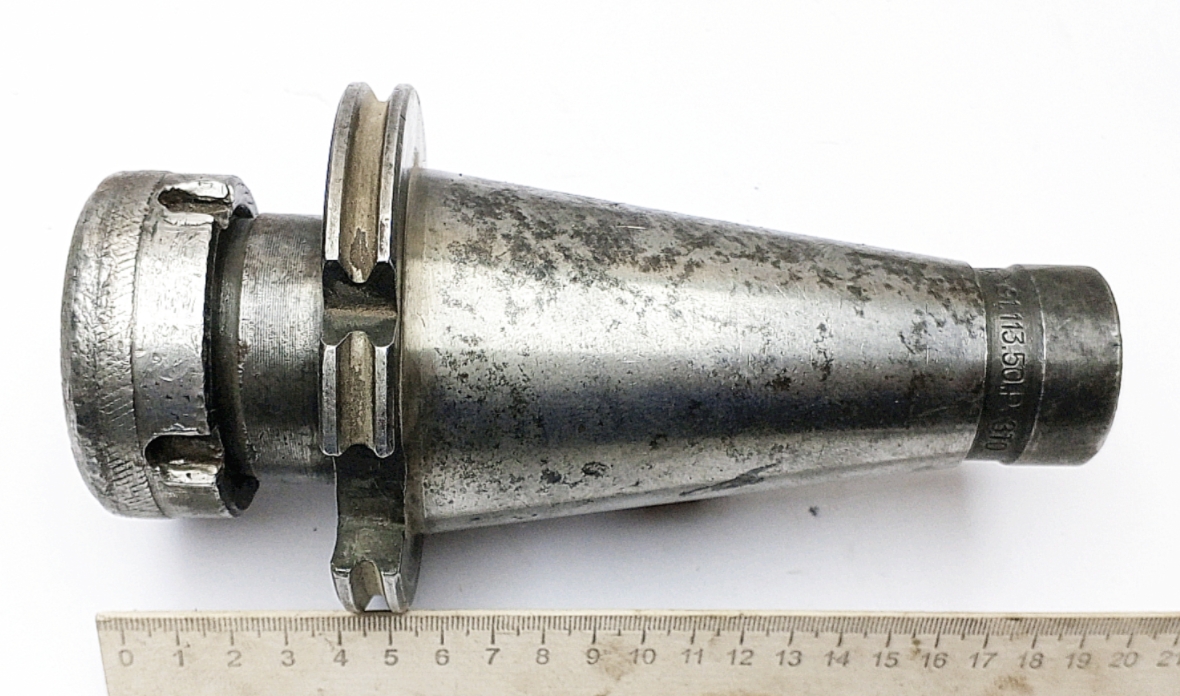 Оправка ИСО50/ISO50 цанговая 191.113.50.Р03Т0 СССР (оправка и 10 цанг)