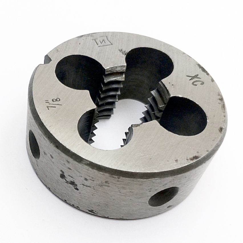 Плашка цилиндрическая дюймовая 7/8" ХС (9 ниток) 55°