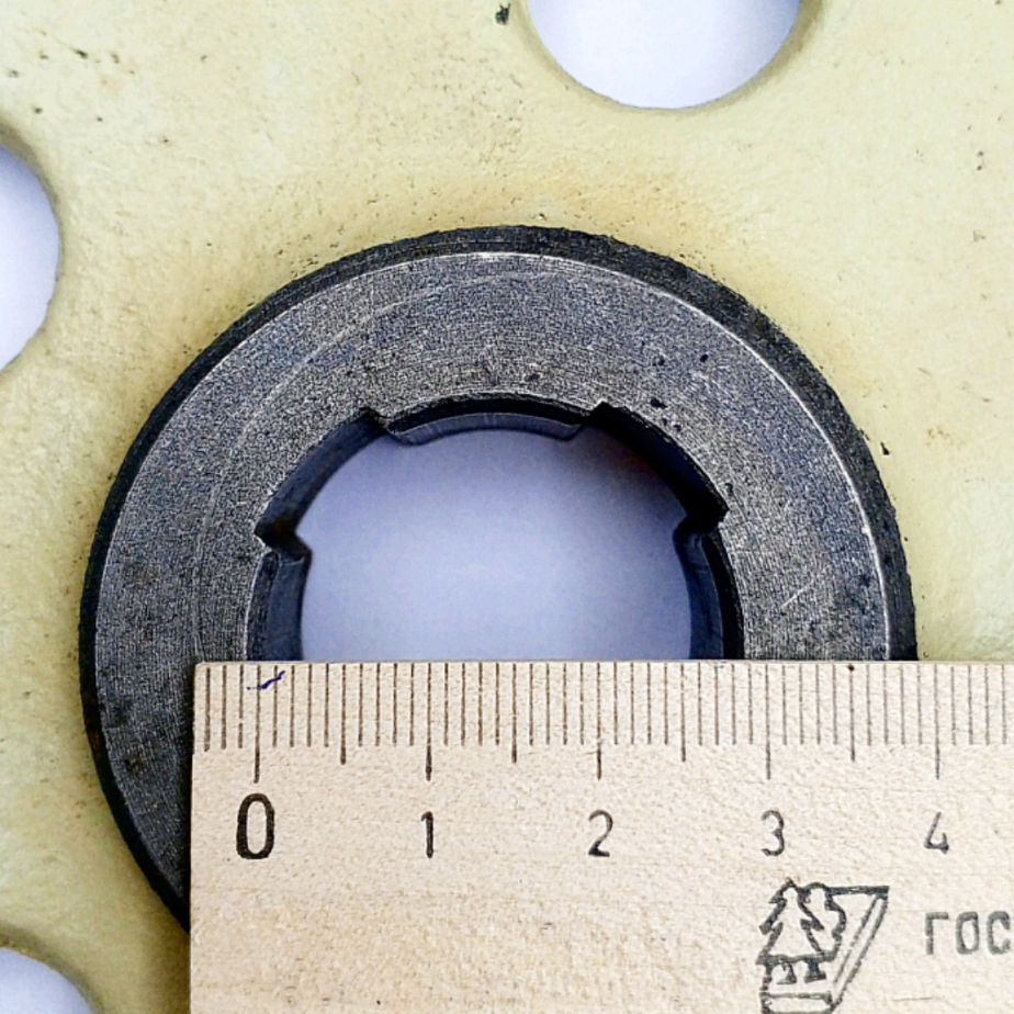 Шестерня m2 z76 D156мм посадка d28мм
