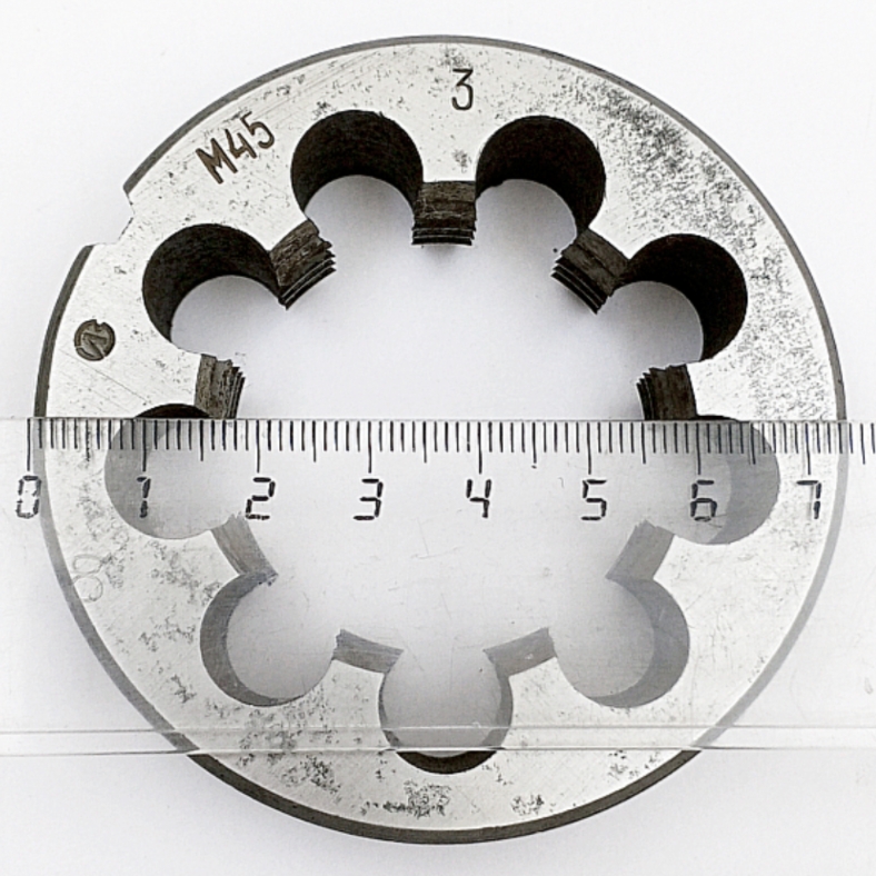 Плашка М45х3мм (d75мм, h20мм)