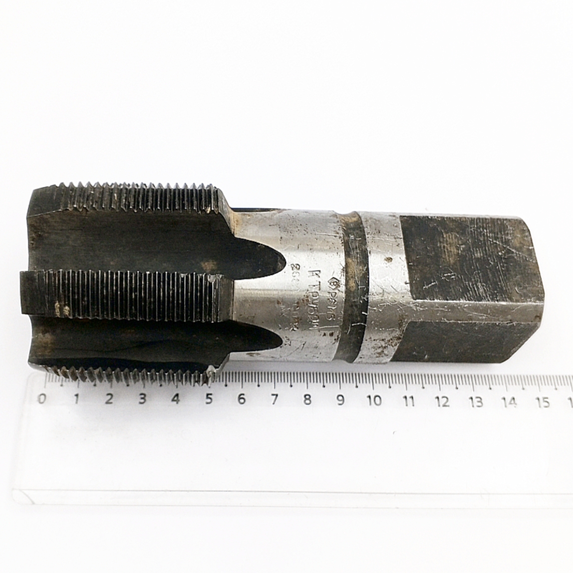 Метчик 2680-0024 конический трубный Rc 2" Р6М5 55° ГОСТ 6227-80 (СКОЛ)