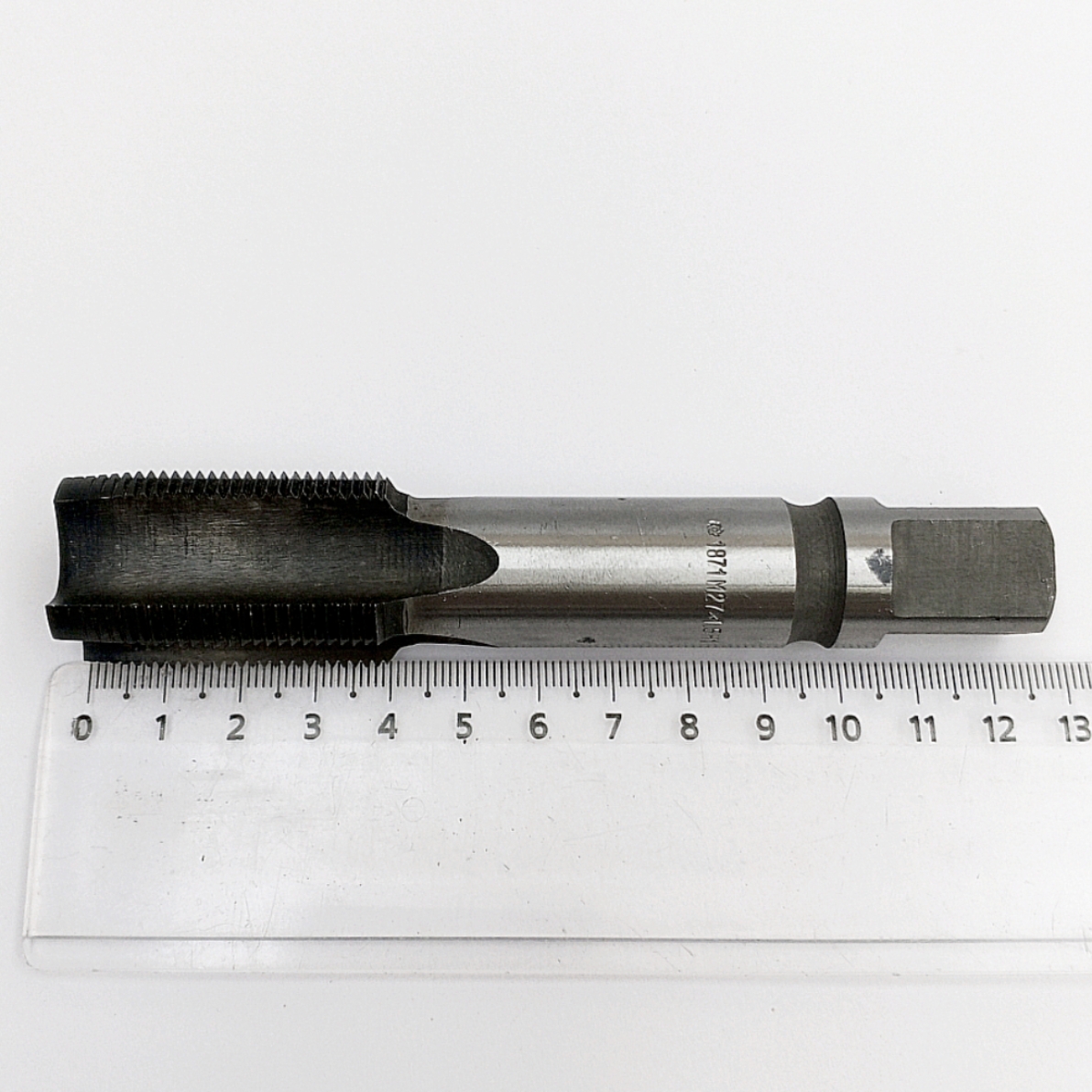 Метчик 2620-1871 М27х1,5 м/р H1 Р6М5 VAP (однопроходный) сквозной ГОСТ 3266-81