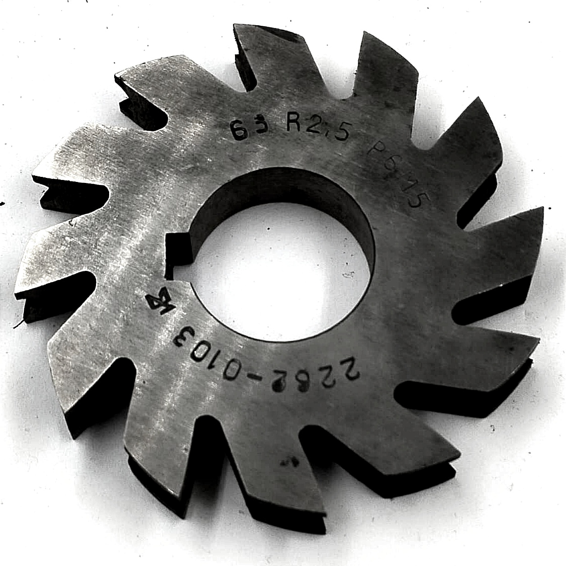 Фреза фасонная вогнутая  d63 R2,5 Р6М5 (2262-0103)