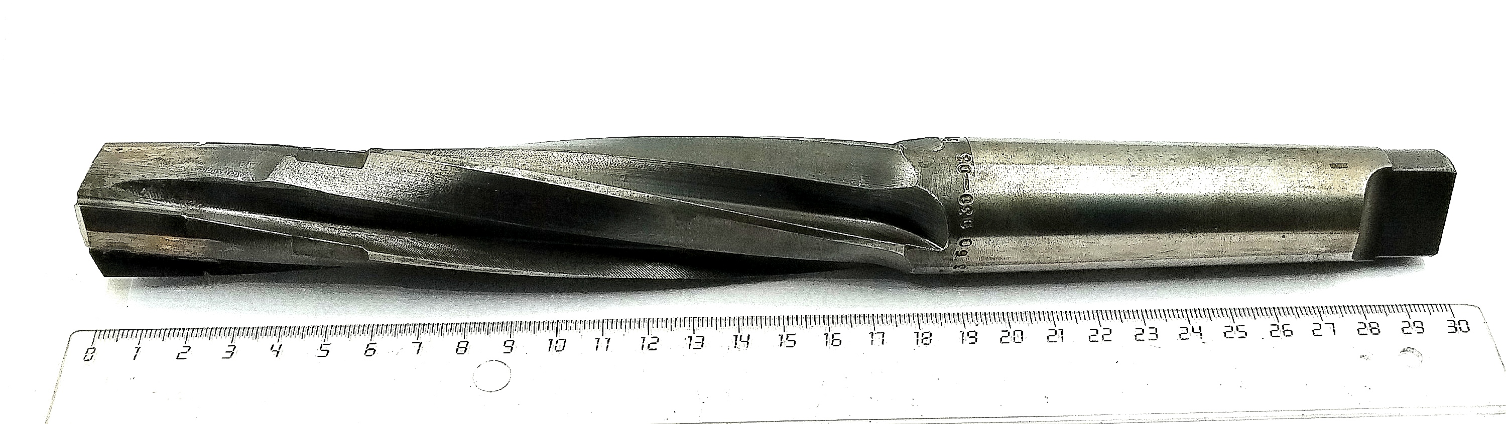 Зенкер цельный d 29,6 с напайными пластинами ВК8 к/х КМ4 Z=4