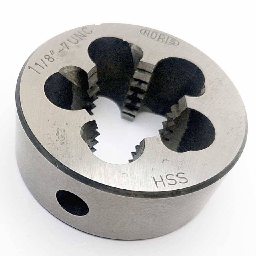 Плашка дюймовая унифицированная 1 1/8"-7UNC 60° HSS