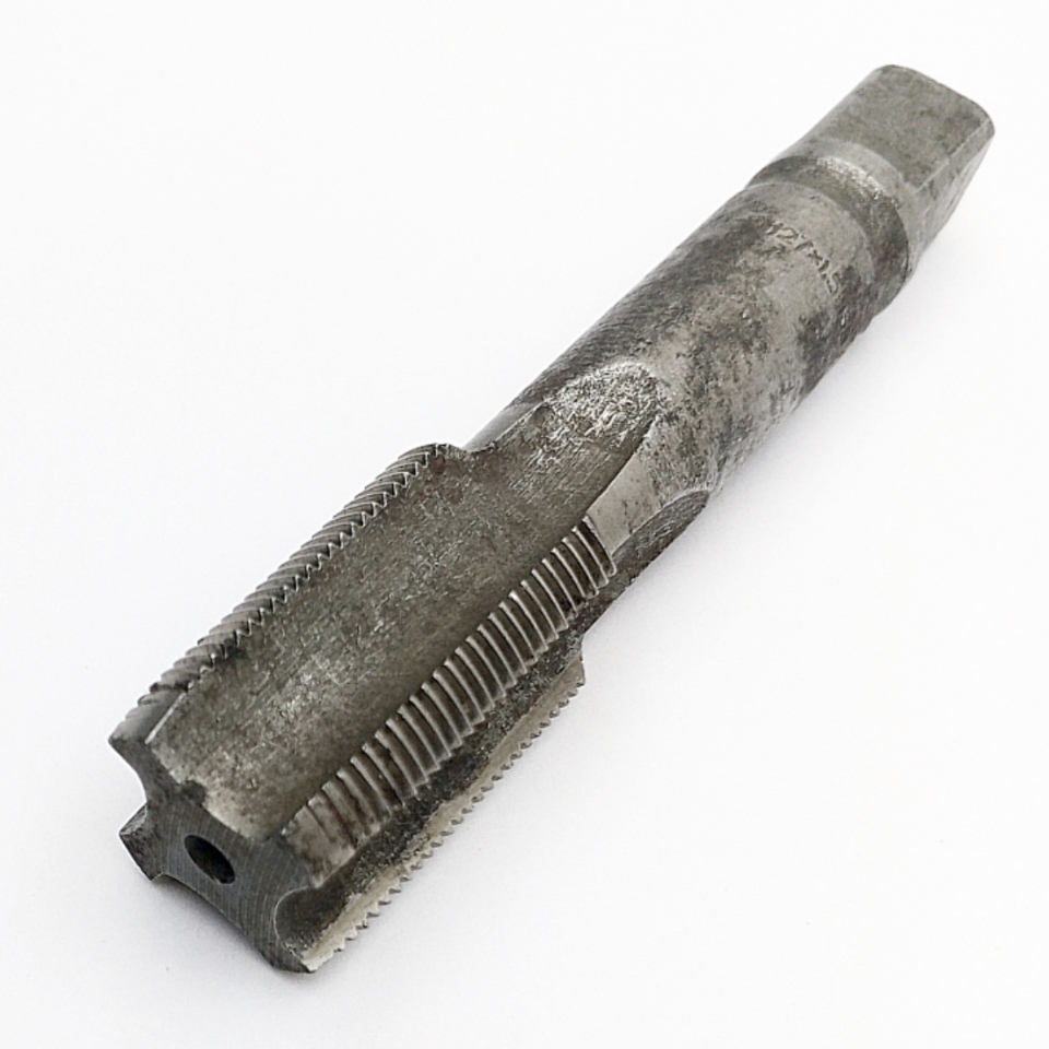 Метчик 2620-1877 М27х1,5 м/р HSS (черновой, №1) для сквозных отверстий ГОСТ 3266-81