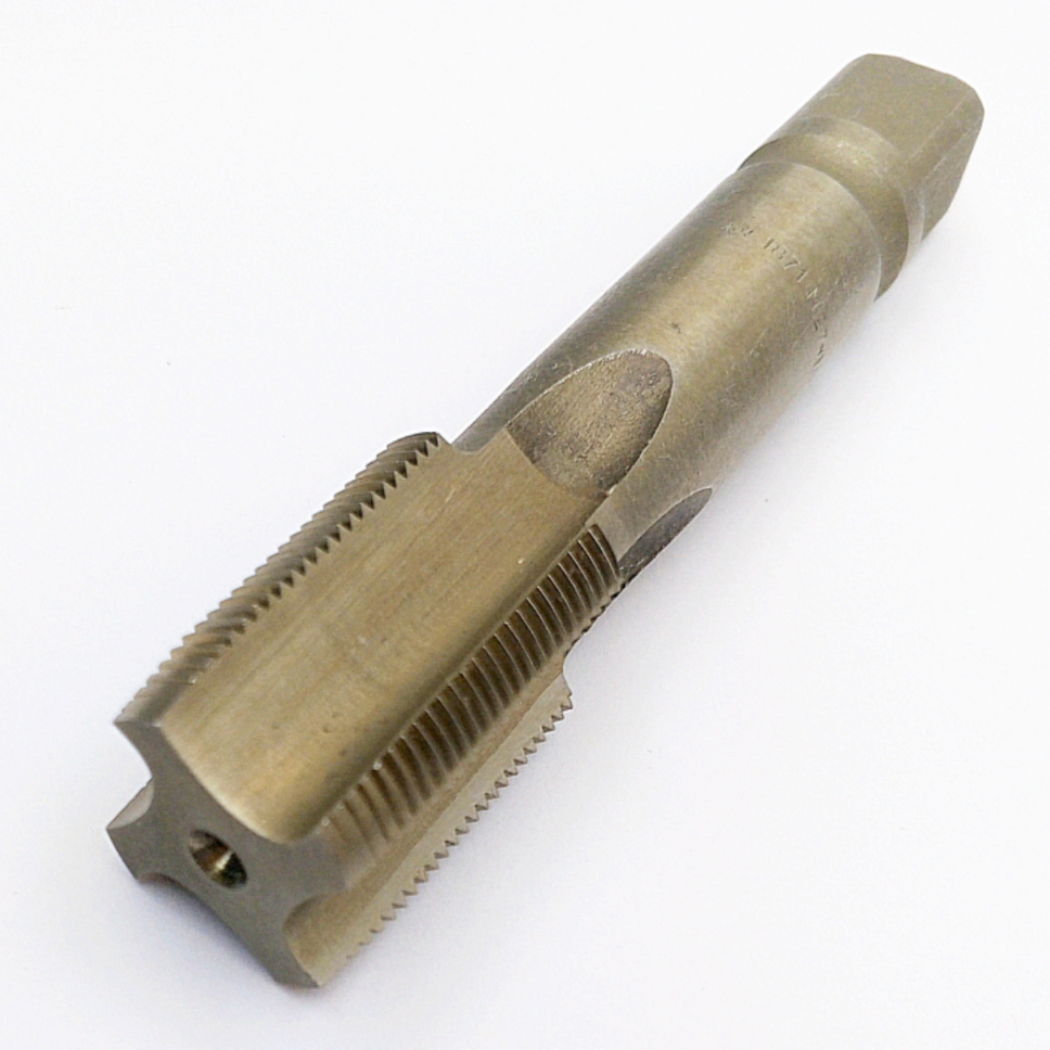 Метчик 2620-1871 М27х1,5 м/р Р6М5 (однопроходный) сквозной ГОСТ 3266-81