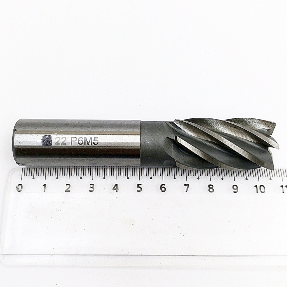 Фреза Концевая d22 z-6 Р6М5 ц/х (тип-1, праворежущая) ГОСТ 17025-71