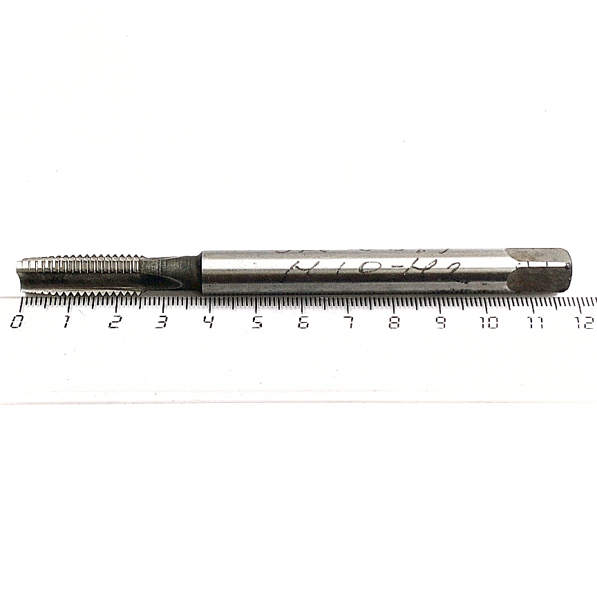  Метчик М10х1,5 ручной сквозной