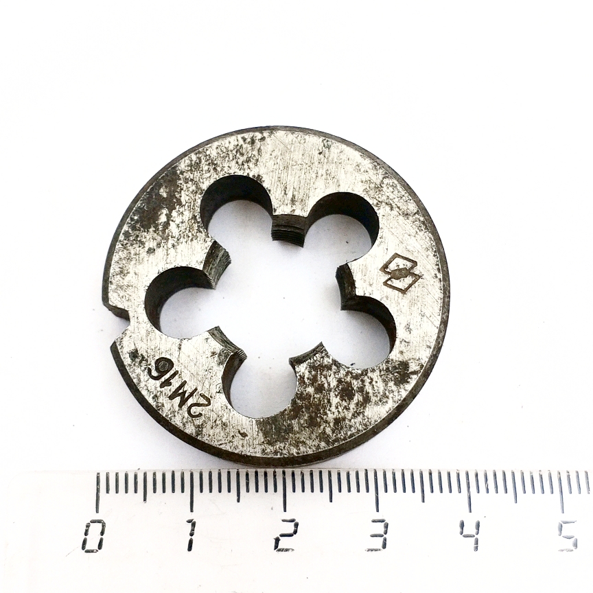 плашка М16х1 (d38мм, h10мм)