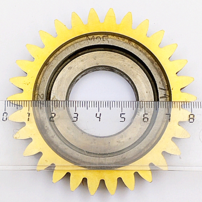 Долбяк дисковый прямозубый 2530-0168 м2,5 20° Z=30 кл-А Р6М5 (делительный диаметр 75мм) ГОСТ 9323-79