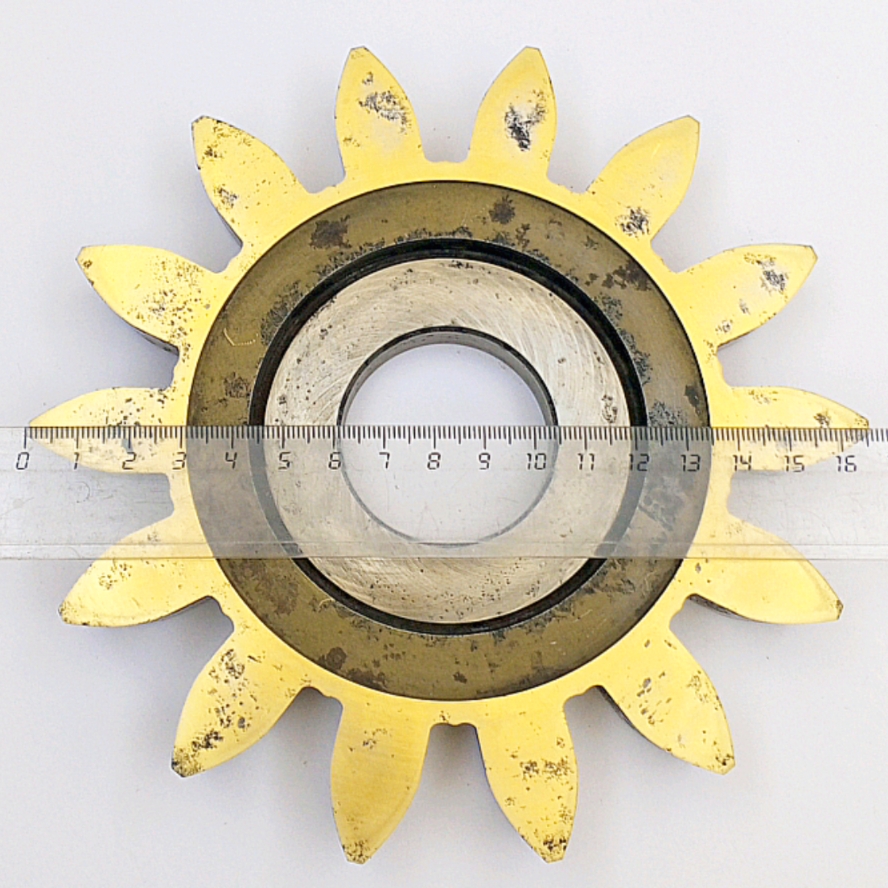 Долбяк 2530-0279 дисковый прямозубый м10,0 20° Кл-В Z=14 Р6М5 ГОСТ 9323-79