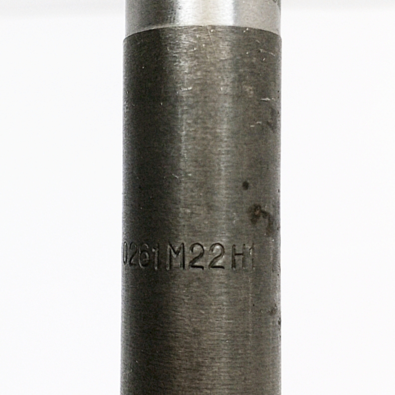 Метчик 2640-0261 гаечный М22х2,5 Р6М5 Н1 VAP(L-220мм, хвостовик прямой с 2мя лысками) ГОСТ 1604-71
