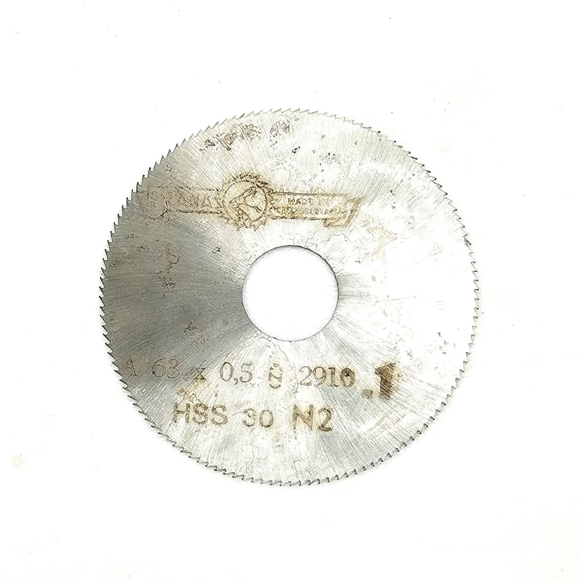Фреза дисковая 2254-0846 прорезная 63х0,5х16 z-128HSSГОСТ 2679-93 (Тип-1,БЕЗ ступицы,без Ш/П)