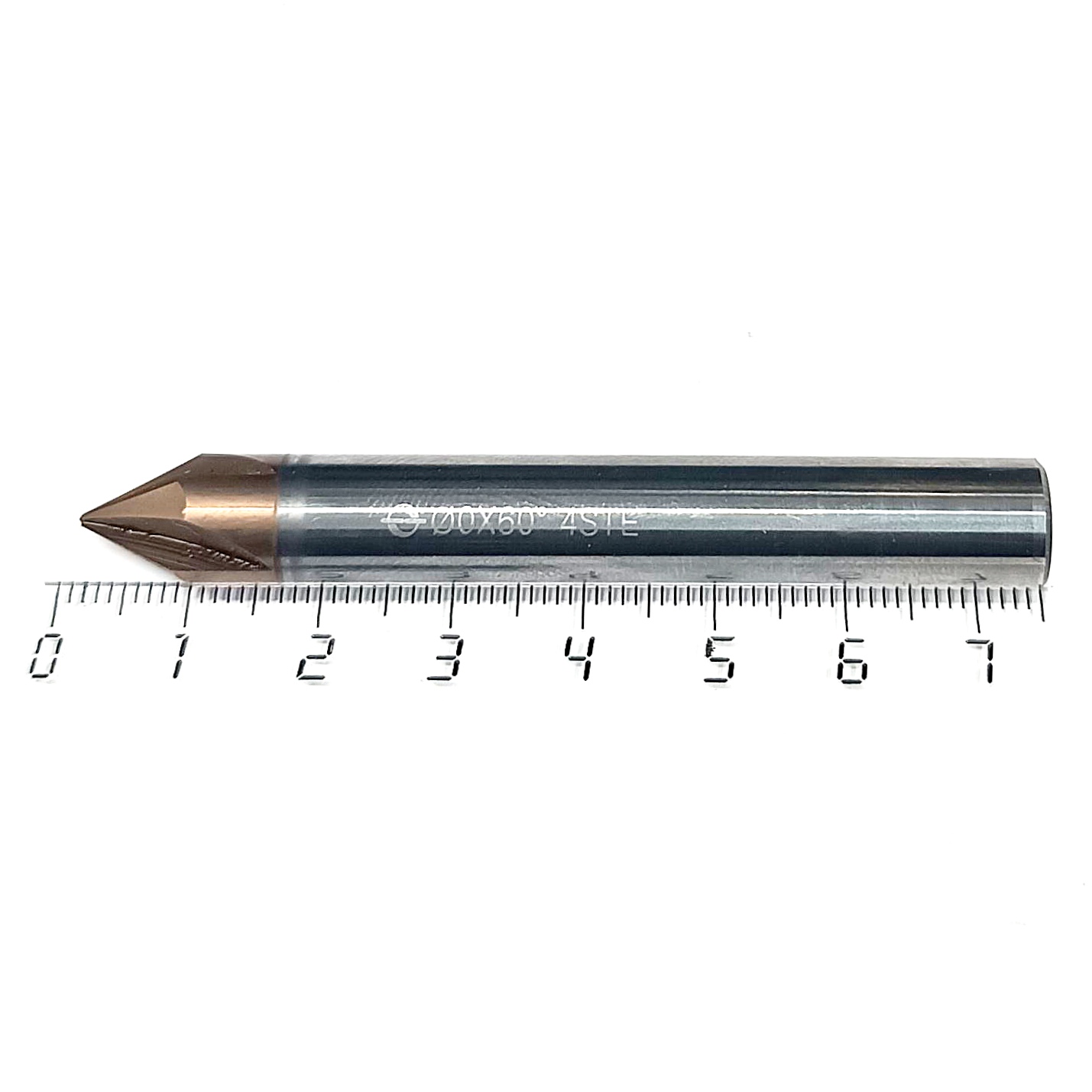 Фреза фасочная твердосплавная d10х60° z=4 с покрытием
