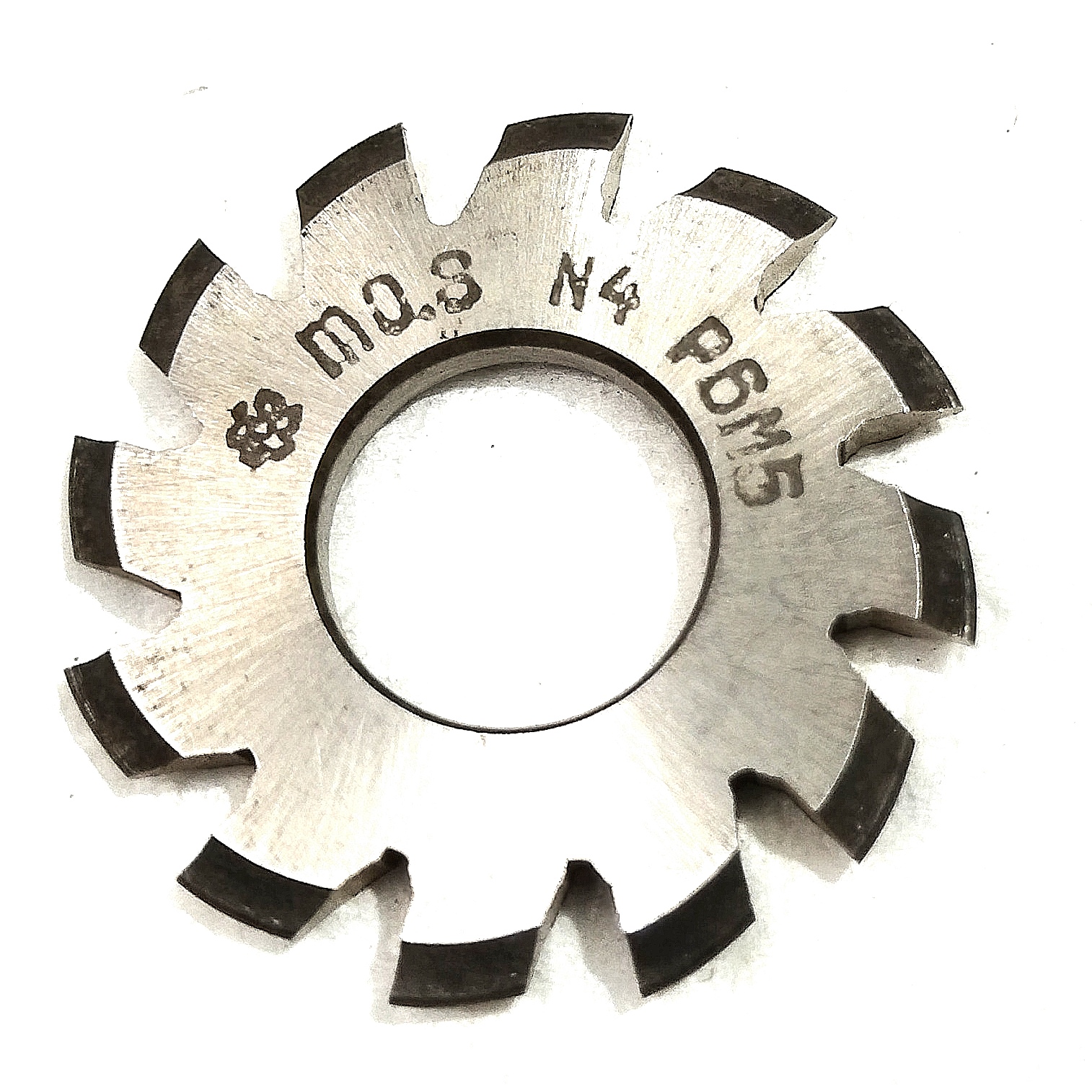 Фреза дисковая зуборезная модульная м0,8 №4 20° Р6М5 (HSS) ГОСТ 13838-68 (мелкомодульная)