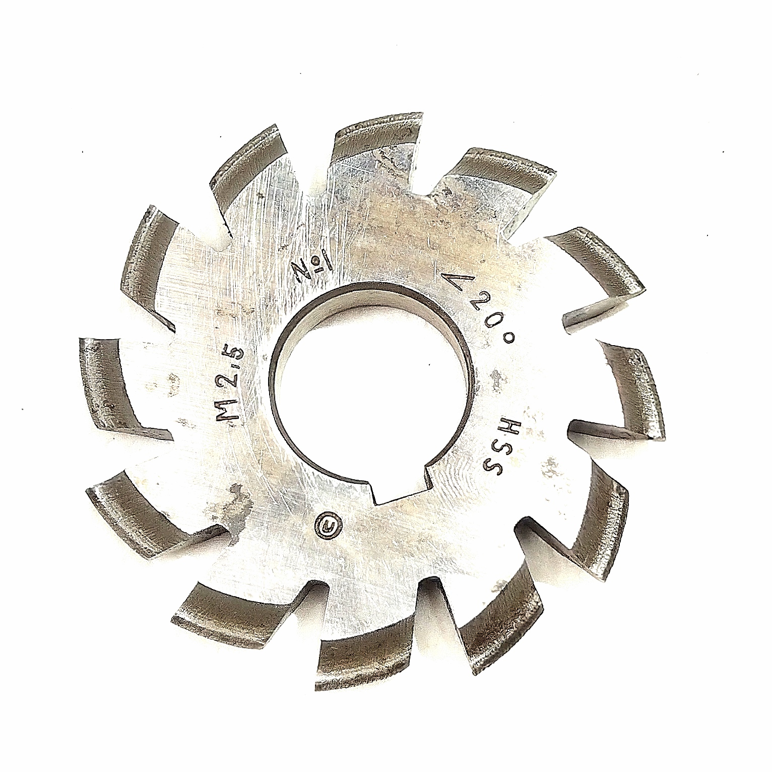 Фреза дисковая зуборезная модульная м2,5 №1 20° Р6М5 (HSS) ГОСТ 10996-64