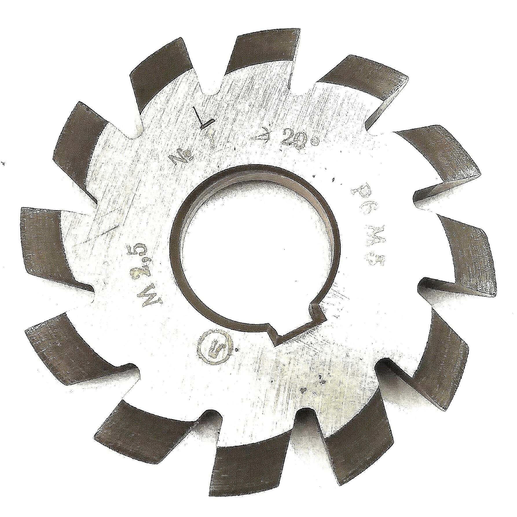Фреза дисковая зуборезная модульная м2,5 №7 20° Р6М5 (HSS) ГОСТ 10996-64