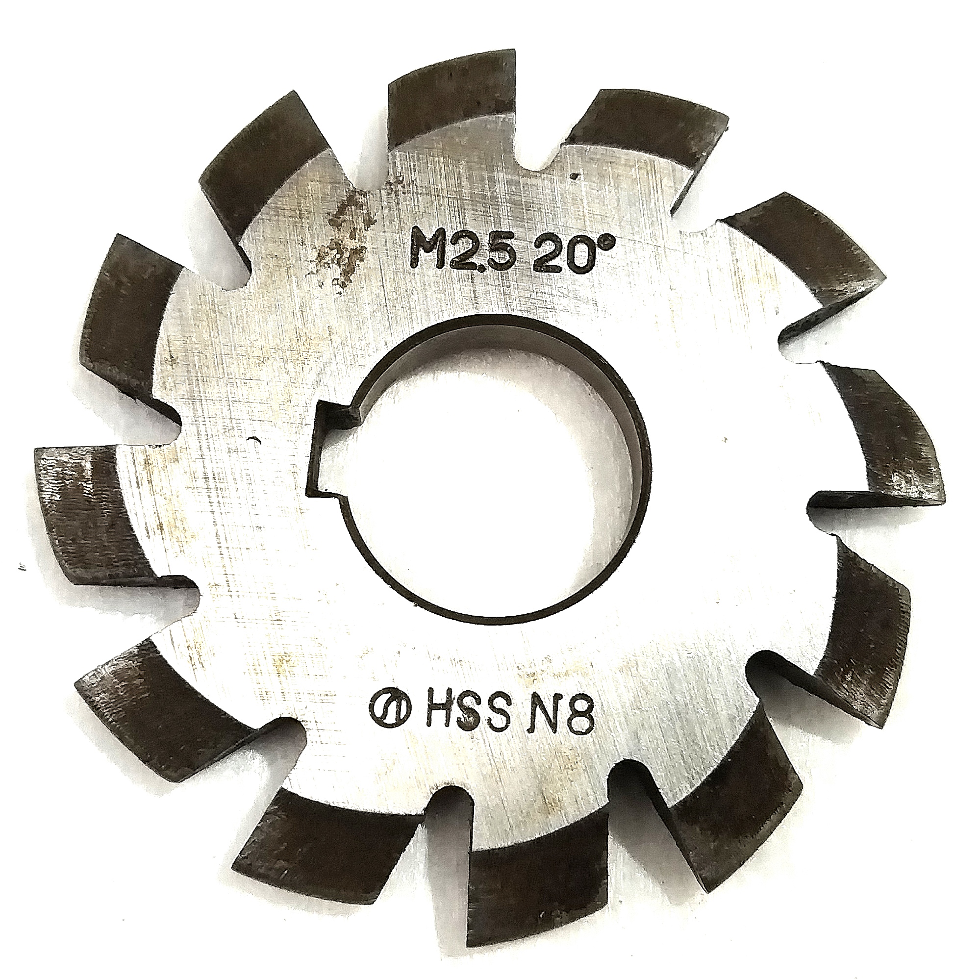 Фреза дисковая зуборезная модульная м2,5 №8 20° Р6М5 (HSS) ГОСТ 10996-64