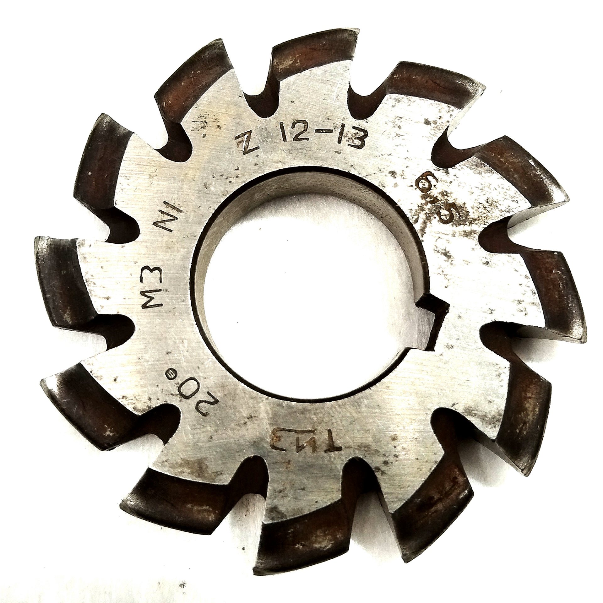 Фреза дисковая зуборезная модульная м3,0 №1 20° 9ХС ГОСТ 10996-64