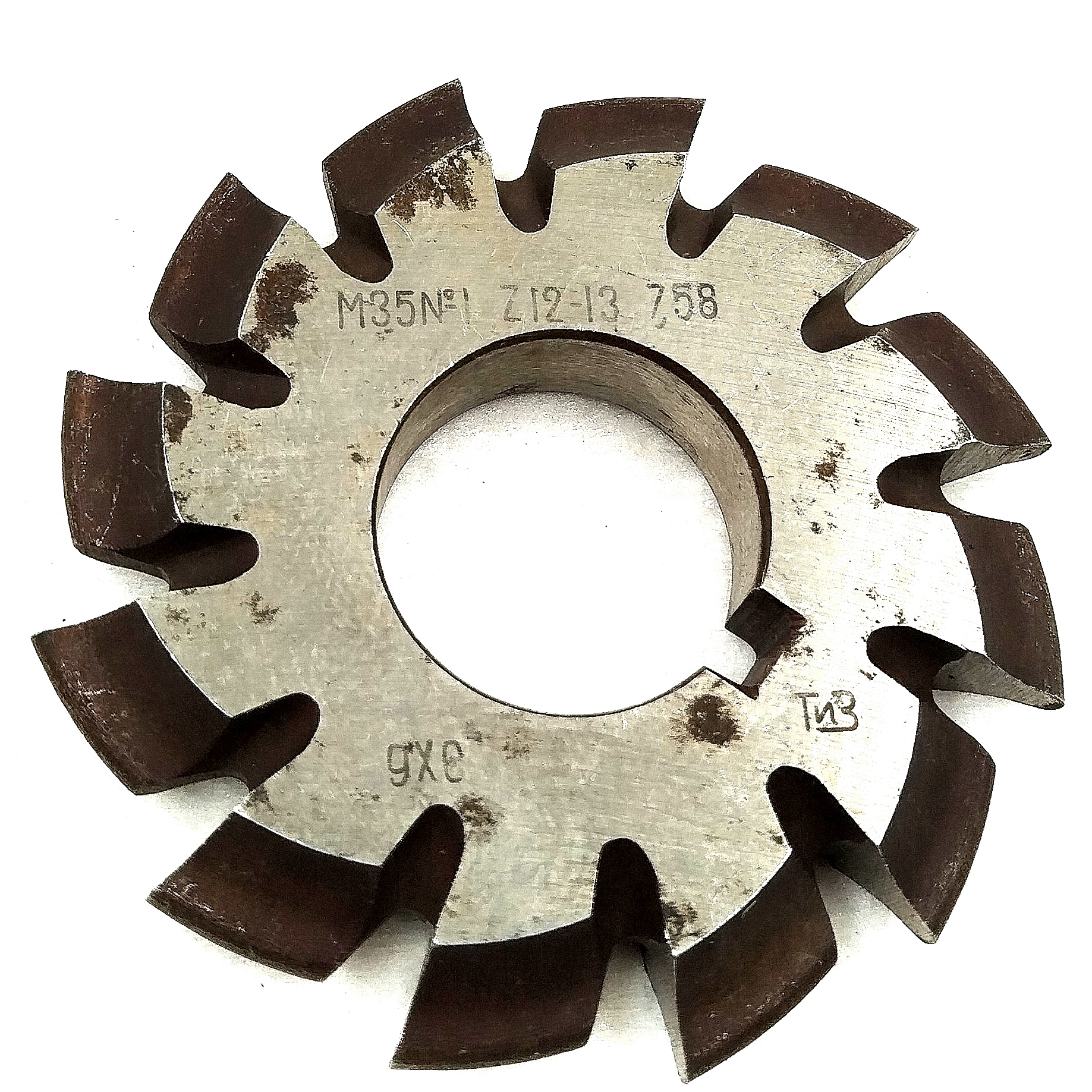 Фреза дисковая зуборезная модульная м3,5 №1 20° 9ХС ГОСТ 10996-64