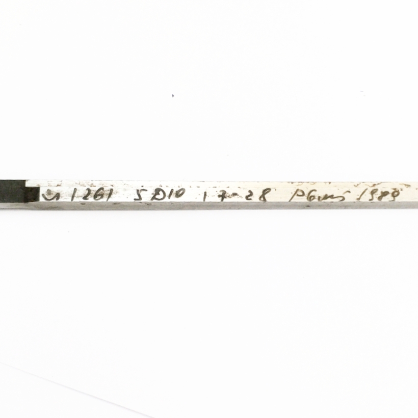 2405-1261 D10 5мм Р6М5 (b-5,078мм, H1-5,3мм, H-9мм, L-650мм, z-67, l-4мм; l1-243мм; l2-396мм t-6мм) ГОСТ 18218-90