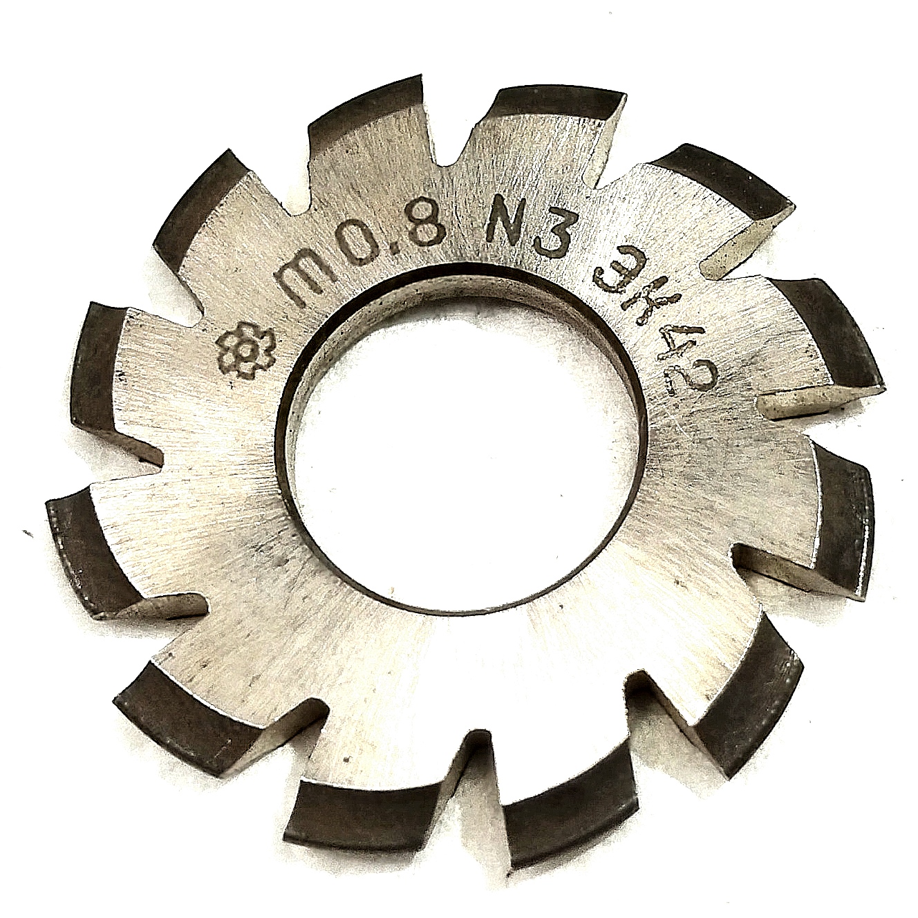 Фреза дисковая зуборезная модульная м0,8 №3 20° ЭК42 ГОСТ 13838-68 (мелкомодульная)