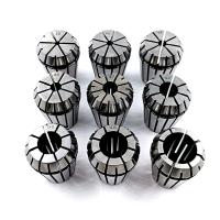 Цанги ER25 комплект из 9шт  (d3, d4, d5, d6, d8, d10, d12, d14, d16мм)